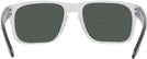 Square Polished Clear Oakley OX8156 Holbrook RX Bifocal Reading Sunglasses View #4