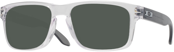 Square Polished Clear Oakley OX8156L Holbrook RX Progressive No Line Reading Sunglasses View #1