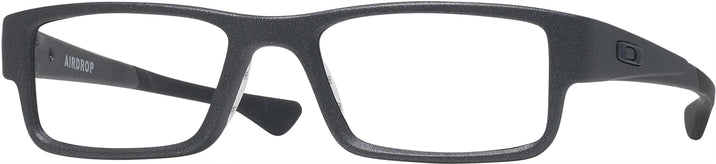 Rectangle Satin Light Steel Oakley OX8046 Airdrop Progressive No Line Bifocal View #1