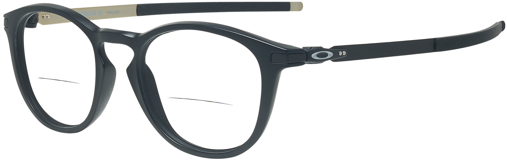 Satin Black Oakley 8105 W/ AR Bifocal – ReadingGlasses.com