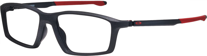 Rectangle Satin Light Steel Oakley OX8138 Chamber Computer Style Progressive View #1