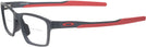 Rectangle Satin Black/Red Oakley OX8153 Metalink Bifocal View #3