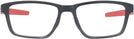 Rectangle Satin Black/Red Oakley OX8153 Metalink Progressive No-Lines View #2