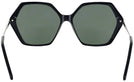 Oversized Black Iris Progressive No Line Reading Sunglasses View #4