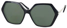 Oversized Black Iris Progressive No Line Reading Sunglasses View #1