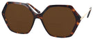 Oversized Tortoise Iris Bifocal Reading Sunglasses View #1