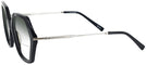 Oversized Black Iris Bifocal Reading Sunglasses w/ Gradient View #3