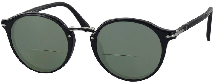 Round  Persol 3185V Bifocal Reading Sunglasses View #1