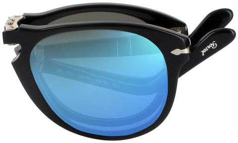 Aviator  Persol 0714 Folding Progressive No Line Reading Sunglasses - Polarized with Mirror View #1