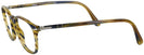 Square Striped Brown Grey Persol 3178V Progressive No-Lines with FREE NON-GLARE View #3