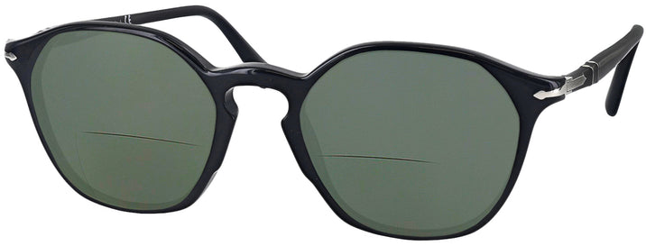Round  Persol 3238V Bifocal Reading Sunglasses View #1