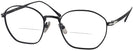 Round Matte Black Persol 5004VT Titanium Bifocal w/ FREE NON-GLARE View #1