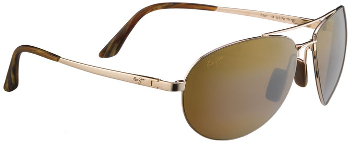  Gold / Bronze Lens Maui Jim Pilot 210 View #1