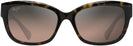Cat Eye Dark Tortoise/Rose Lens Maui Jim Plumeria 768 View #2