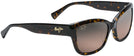 Cat Eye Dark Tortoise/Rose Lens Maui Jim Plumeria 768 View #1
