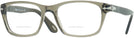 Rectangle Taupe Grey Transparent Persol 3012VL Bifocal w/ FREE NON-GLARE View #1