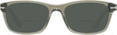 Rectangle TAUPE GREY TRANSPARENT Persol 3012VL Bifocal Reading Sunglasses View #2