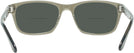 Rectangle TAUPE GREY TRANSPARENT Persol 3012VL Bifocal Reading Sunglasses View #4