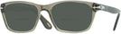Rectangle TAUPE GREY TRANSPARENT Persol 3012VL Bifocal Reading Sunglasses View #1