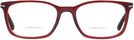 Square Transparent Red Persol 3189V Bifocal View #2