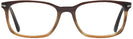 Square Striped Brown/Grey/Beige Persol 3189V Computer Style Progressive View #2