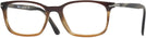 Square Striped Brown/Grey/Beige Persol 3189V Computer Style Progressive View #1