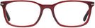 Square Transparent Red Persol 3189V Computer Style Progressive View #2