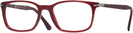 Square Transparent Red Persol 3189V Computer Style Progressive View #1