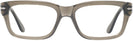 Rectangle Opal Smoke Persol 3301V Single Vision Full Frame View #2