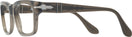 Rectangle Opal Smoke Persol 3301V Single Vision Full Frame View #3
