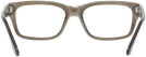 Rectangle Opal Smoke Persol 3301V Single Vision Full Frame View #4