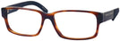 Rectangle Tortoise Brown Porsche 8241 Single Vision Full Frame View #1