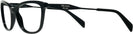Rectangle Black Prada 02YV Single Vision Full Frame View #3