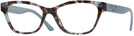 Rectangle Spotted Blue/brown Prada 03WV Computer Style Progressive View #1