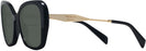 Oversized Black Prada 03YS Bifocal Reading Sunglasses View #3