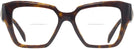 Oversized,Square Tortoise Prada 09ZV Bifocal View #2