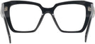 Oversized,Square Black Prada 09ZV Single Vision Full Frame View #4