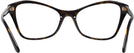 Cat Eye Havana Prada 11XV Progressive No-Lines View #4
