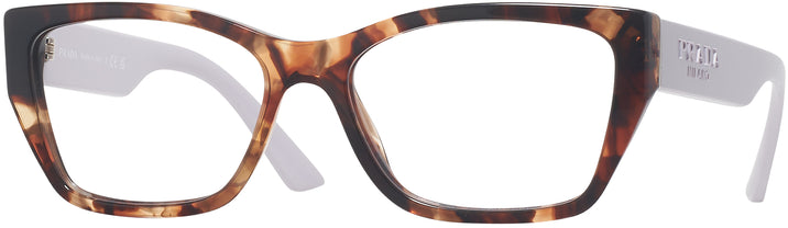 Rectangle CARAMEL TORTOISE Prada 11YV Computer Style Progressive View #1