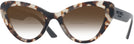 Cat Eye Talc Havana Prada 13YS w/ Gradient Bifocal Reading Sunglasses View #1