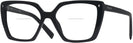 Oversized,Square Black Prada 16ZV Bifocal View #1