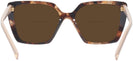Oversized,Square Powder Prada 16ZV Bifocal Reading Sunglasses View #4