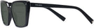 Oversized,Square Black Prada 16ZV Bifocal Reading Sunglasses View #3
