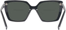 Oversized,Square Black Prada 16ZV Bifocal Reading Sunglasses View #4