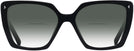 Oversized,Square Black Prada 16ZV w/ Gradient Bifocal Reading Sunglasses View #2