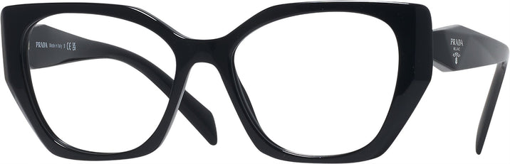 Cat Eye Black Prada 18WV Computer Style Progressive View #1