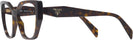 Cat Eye Tortoise Prada 18WV Single Vision Full Frame View #3