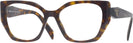Cat Eye Tortoise Prada 18WV Single Vision Full Frame View #1