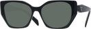 Cat Eye Black Prada 18WV Progressive No-Line Reading Sunglasses View #1