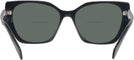 Cat Eye Black Prada 18WV Bifocal Reading Sunglasses View #4